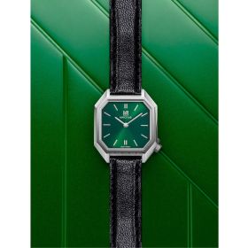 Montre March LA.B Milady Mansart Electrique Forest Chevreau Noir