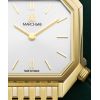 Montre March LA.B Milady Mansart Electrique Continental Acier poli-brossé 9 maillons dorés