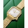 Montre March LA.B Milady Mansart Electrique Continental Acier poli-brossé 9 maillons dorés
