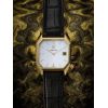 Montre March LA.B Lady Mansart Electrique Or 18k Continental Alligator Noir