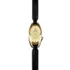Montre March LA.B Oblongue Electrique Gold Chevreau Noir
