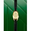 Montre March LA.B Oblongue Electrique Gold Chevreau Noir
