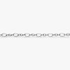 Chaine Arthus Bertrand Maille Ovale Striee 50cm Argent
