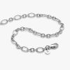 Chaine Arthus Bertrand Maille Ovale Striee 50cm Argent