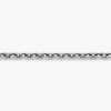 Chaine Arthus Bertrand Forçat Rectangle 3,9mm 55cm Argent Pa