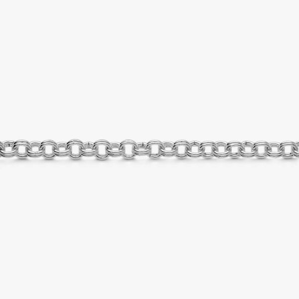 Chaine Arthus Bertrand Double Maille 55cm Argent
