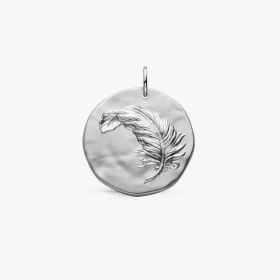 Médaille Arthus Bertrand Plume 25mm Argent
