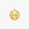 Médaille Arthus Bertrand Cheval Satine 25mm Vermeil