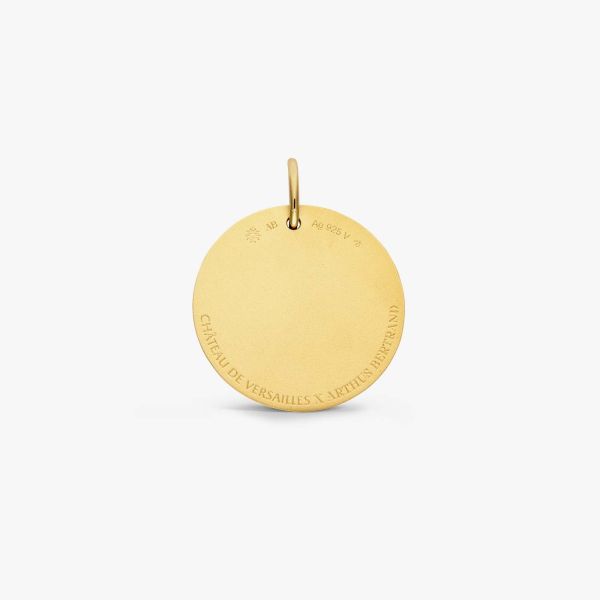 Médaille Arthus Bertrand Cheval Satine 25mm Vermeil