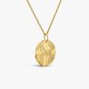 Médaille Arthus Bertrand Cheval Satine 25mm Vermeil