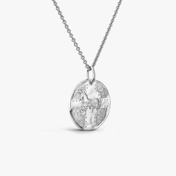 Médaille Arthus Bertrand Cheval Satine 25mm Argent