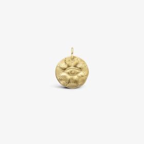 Médaille Arthus Bertrand Oeil 16mm Vermeil Jaune
