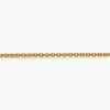 Chaine Arthus Bertrand Forçat Rond 0,50 60 Cm Vermeil