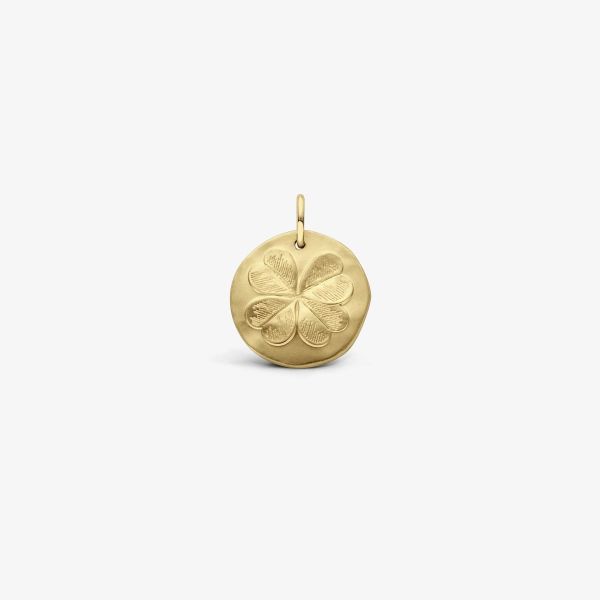 Médaille Arthus Bertrand Trefle 16mm Vermeil Jaune