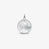 Médaille Arthus Bertrand Virgo Amabilis Or Blanc nacre 19mm