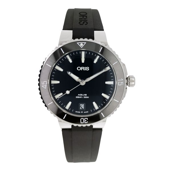 Montre Occasion Oris Aquis Date Bracelet Caoutchouc