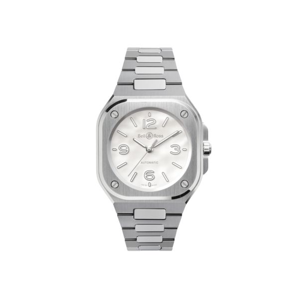 Montre BELL & ROSS BR05 36mm Mother of Pearl Steel