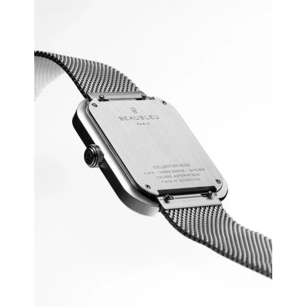 copy of Montre Beaubleu ECCE LYS Blanc bracelet acier