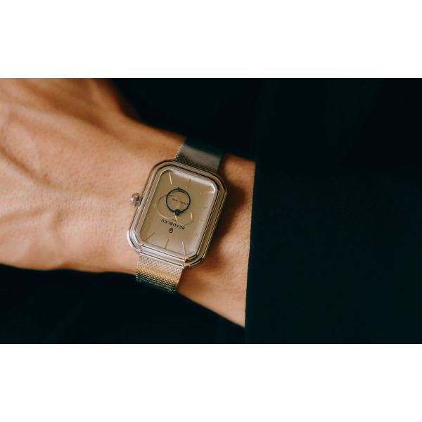 copy of Montre Beaubleu ECCE LYS Blanc bracelet acier