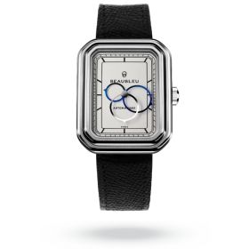 Montre Beaubleu Ecce Figura Alba Bracelet Cuir Noir
