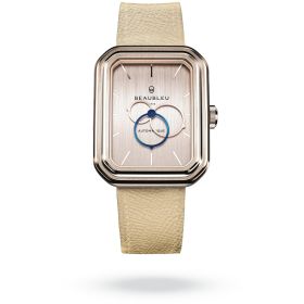 Montre Beaubleu Ecce Figura Sienna Bracelet Cuir Crème