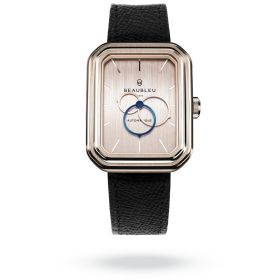 Montre Beaubleu Ecce Figura Sienna Bracelet Cuir Noir
