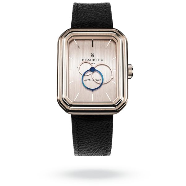 Montre Beaubleu Ecce Figura Sienna Bracelet Cuir Noir