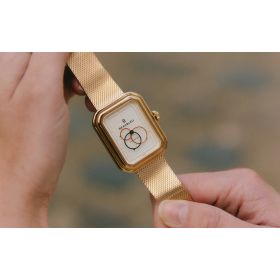 copy of Montre Beaubleu ECCE LYS Blanc bracelet acier