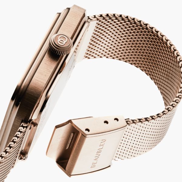 copy of Montre Beaubleu ECCE LYS Blanc bracelet acier