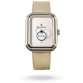 Montre Beaubleu Ecce Figura Sienna Bracelet Cuir Crème