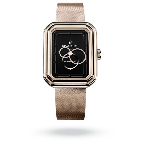 copy of Montre Beaubleu ECCE LYS Blanc bracelet acier