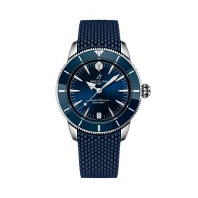 Montre Breitling SuperOcean Heritage Automatic36mm Cadran Bleu Bracelet Caoutchouc Bleu