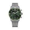 Montre Breitling SuperOcean Heritage B01 Chrono 42mm Cadran Vert Bracelet Acier