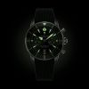 Montre Breitling SuperOcean Heritage B01 Chrono 42mm Cadran Vert Bracelet Caoutchouc Vert