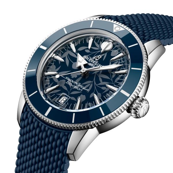 Montre Breitling SuperOcean Heritage B31 Auto 40mm Kelly Slater Bracelet Caoutchouc Bleu