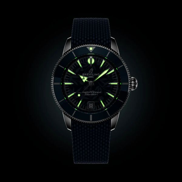 Montre Breitling SuperOcean Heritage B31 Auto 40mm Kelly Slater Bracelet Caoutchouc Bleu