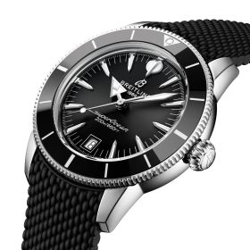 Montre Breitling SuperOcean Heritage B31 Auto 40mm Cadran Noir Bracelet Caoutchouc Noir