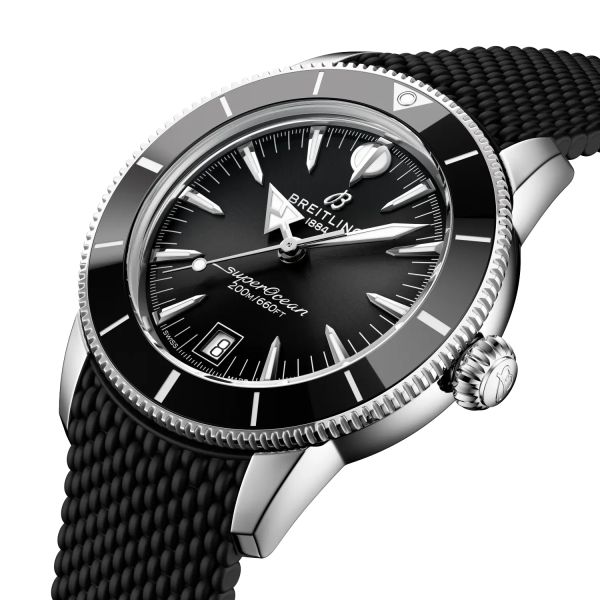 Montre Breitling SuperOcean Heritage B31 Auto 40mm Cadran Noir Bracelet Caoutchouc Noir