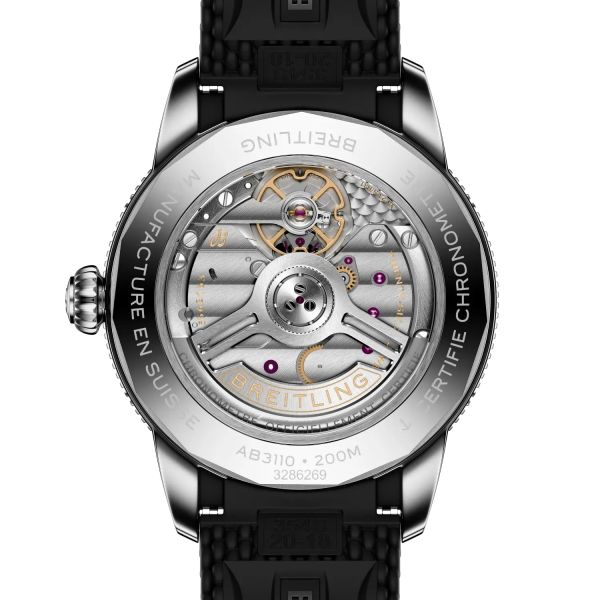 Montre Breitling SuperOcean Heritage B31 Auto 40mm Cadran Noir Bracelet Caoutchouc Noir