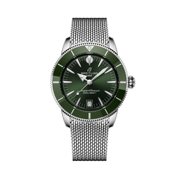 Montre Breitling SuperOcean Heritage B31 Auto 40mm Cadran Vert Bracelet Acier