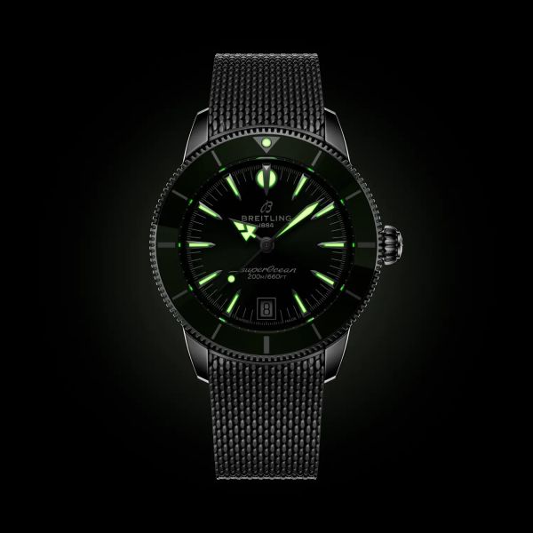 Montre Breitling SuperOcean Heritage B31 Auto 40mm Cadran Vert Bracelet Acier