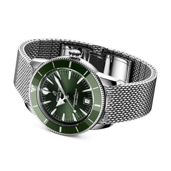 Montre Breitling SuperOcean Heritage B31 Auto 40mm Cadran Vert Bracelet Acier