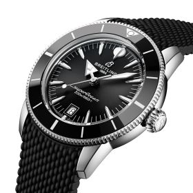 Montre Breitling SuperOcean Heritage B31 Auto 42mm Cadran Noir Bracelet Caoutchouc Noir