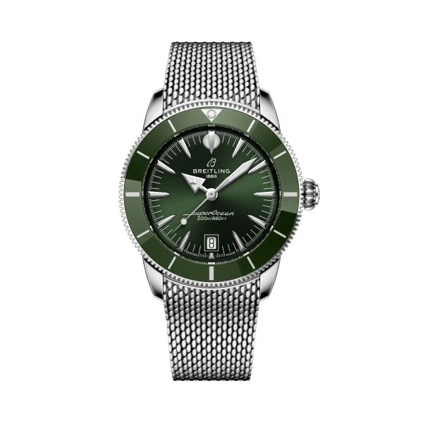 Montre Breitling SuperOcean Heritage B31 Auto 42mm Cadran Vert Bracelet Acier