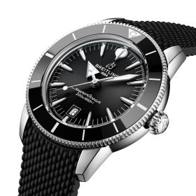 Montre Breitling SuperOcean Heritage B31 Auto 44mm Cadran Noir Bracelet Caoutchouc Noir