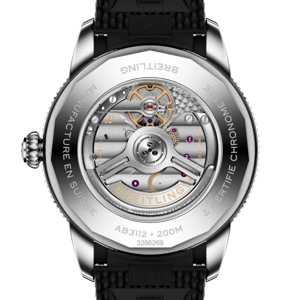 Montre Breitling SuperOcean Heritage B31 Auto 44mm Cadran Noir Bracelet Caoutchouc Noir