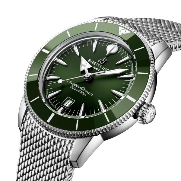 Montre Breitling SuperOcean Heritage B31 Auto 44mm Cadran Vert Bracelet Acier