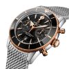 Montre Breitling SuperOcean Heritage B01 Chrono 42mm Cadran Noir Bracelet Acier