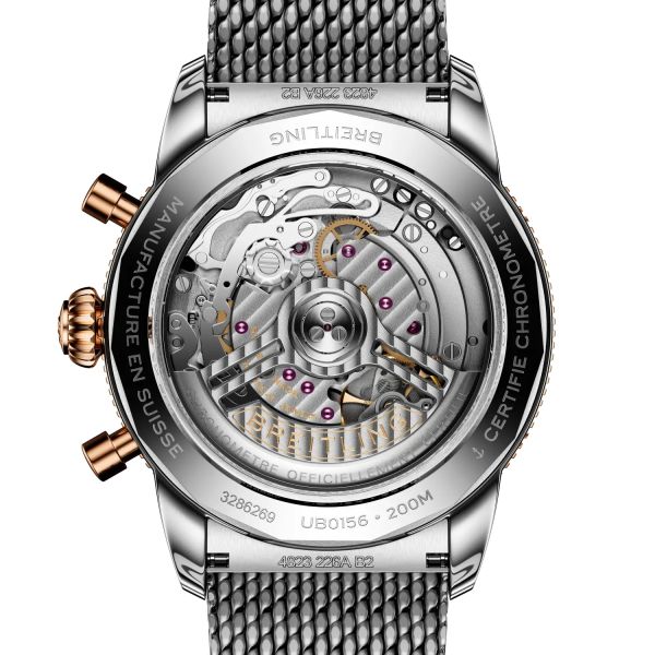 Montre Breitling SuperOcean Heritage B01 Chrono 42mm Cadran Noir Bracelet Acier