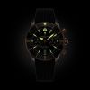 Montre Breitling SuperOcean Heritage B01 Chrono 42mm Cadran Noir Bracelet Caoutchouc Noir